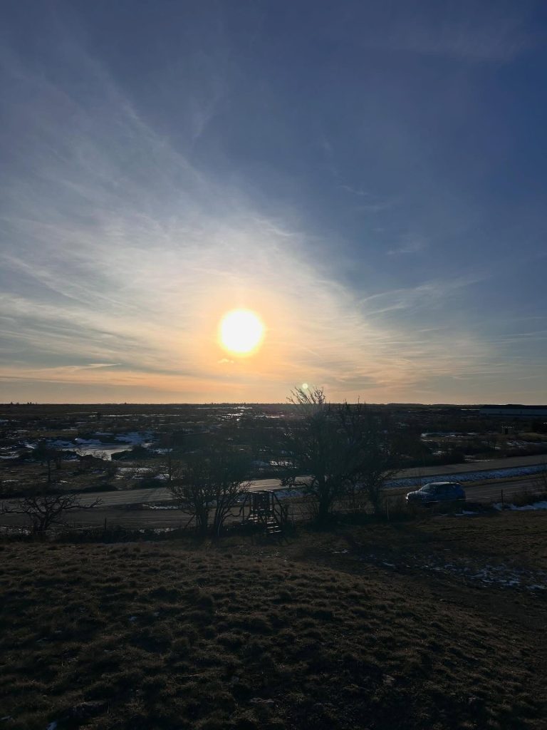 Vy från Mysinge hög Bild på vy från Mysinge hög på Öland